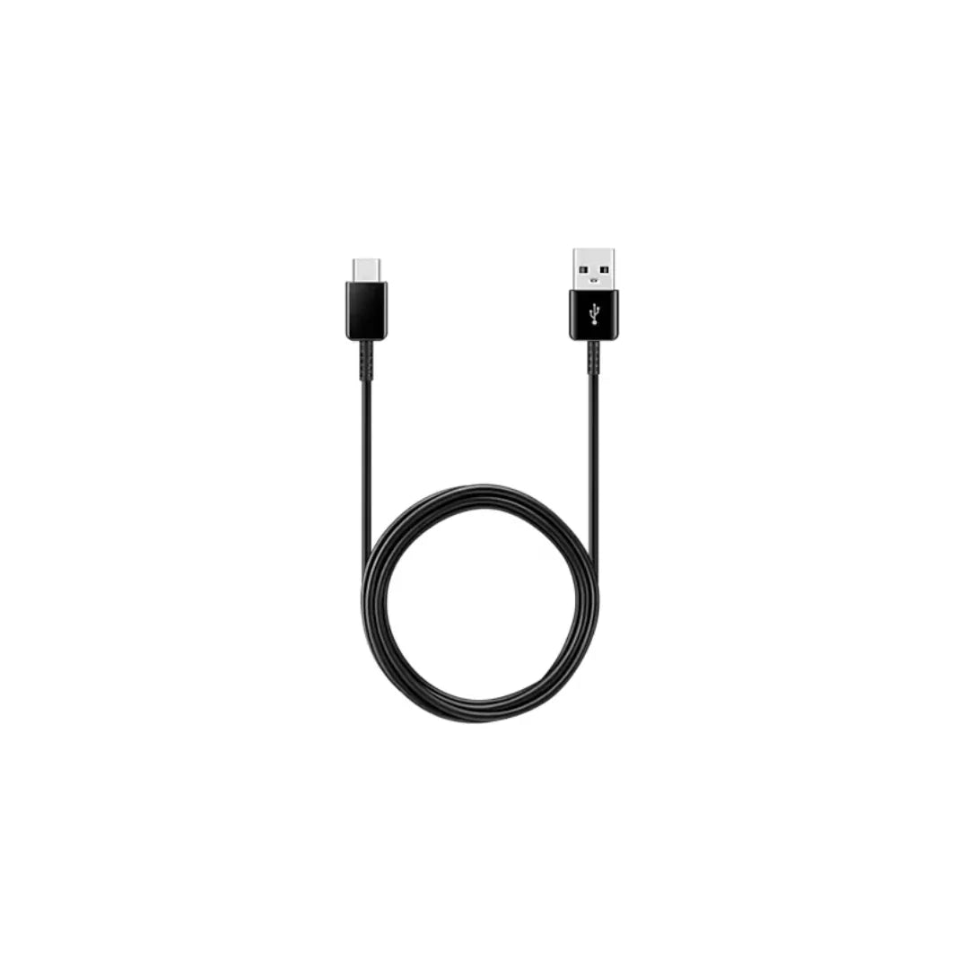 USB-A to USB-C Data Charging Cable - TechPros® USB-A to USB-C Data Charging Cable - Black samsung charger