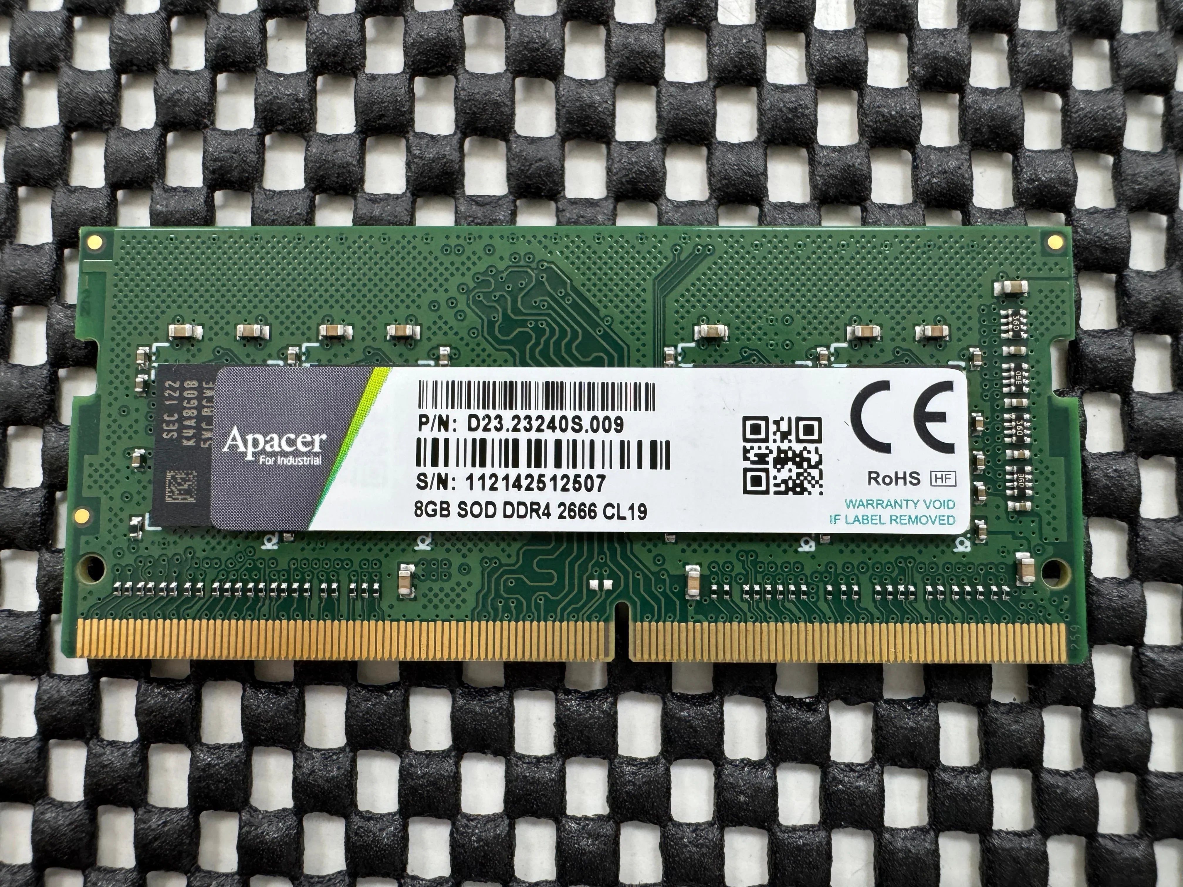 Apacer 8GB DDR4 2666MHz メモリモジュール 標準型メモリモジュール DDR4 Desktop Memory Module - Apacer