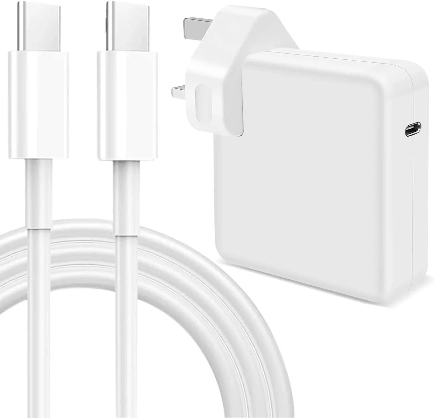 96W USB-C Replacement MacBook Chargers 96W for MacBook Pro/Air 16"/13" (2016 - 2024) - TechPros® 96W USB-C charger, iPad Pro charger 96W, MacBook Air M1 charger, MacBook charger with cable, MacBook Pro fast charger, PD fast charger for laptop, super fast charger MacBook, Type-C 96W adapter, universal USB-C charger, USB-C laptop charger 96W USB-C Replacement MacBook Chargers 96W for MacBook Pro/Air 16"/13" (2016 - 2024) - Default Title MacBook Charger