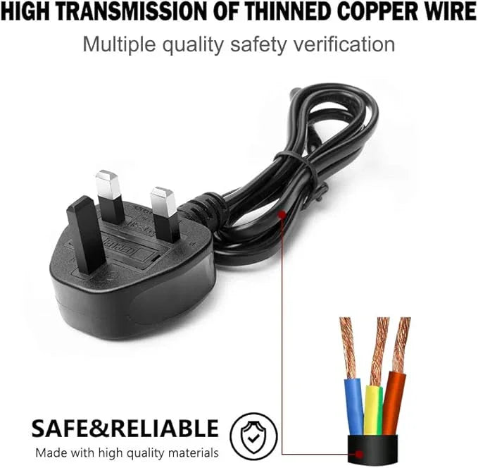 Dell Laptop Charger, 19.5V 3.34A 65W Power Adapter for Dell Inspiron 15 3520 3535 3515 3585 5000 5510 5570 7000 7570 Vostro 5410 3425 3515 5620 P129 P143 OptiPlex 9020 3020 3050 3060 Plug Cable