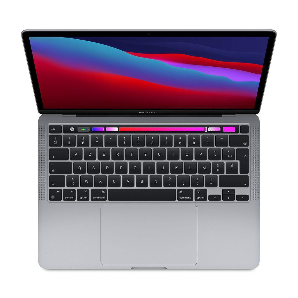 MacBook Pro 13-inch (2020) - Apple M1 8-core CPU and 8-core GPU - 8GB RAM - SSD 256GB - QWERTY - English