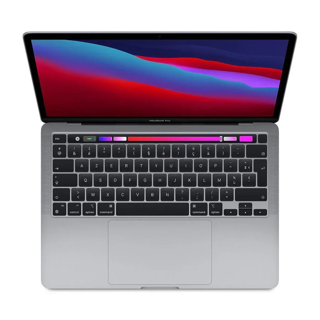 MacBook Pro 13-inch (2020) - Apple M1 8-core CPU and 8-core GPU - 8GB RAM - SSD 512GB - QWERTY - English - TechPros® MacBook Pro 2020 MacBook Pro 13-inch (2020) - Apple M1 8-core CPU and 8-core GPU - 8GB RAM - SSD 512GB - QWERTY - English - Fair / Gray / 512GB Macbook Pro