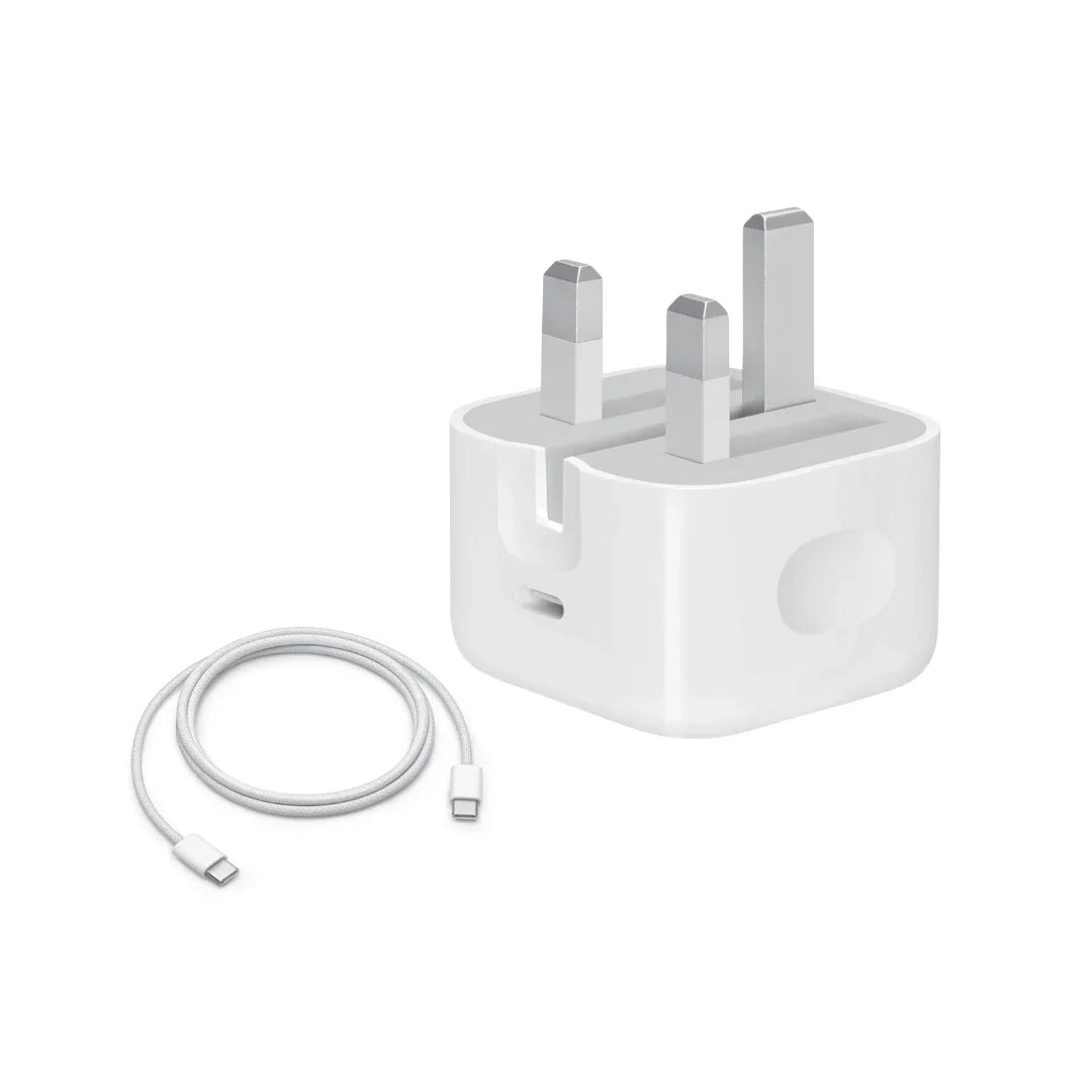 Refurbished Genunie Apple USB-C Chargers 20W for iPhone/iPad - TechPros® Accessories, Accessories Mackbook Charger USB-C Charger, iphone charger Refurbished Genunie Apple USB-C Chargers 20W for iPhone/iPad - 20W Adapter + USB-C to Lightning 1m Cable iPhone Charger