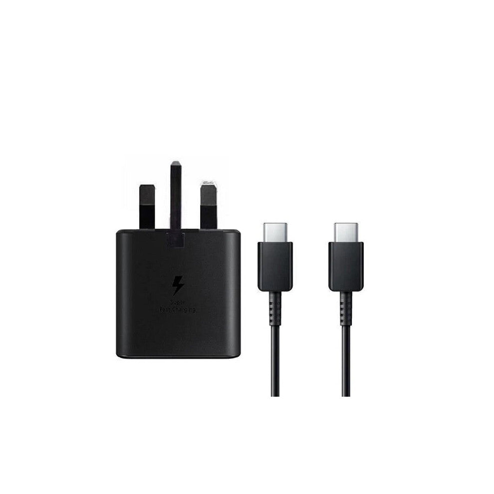 Geniune Samsung Super Fast Charger 25W Plug with USB-C Cable 1m