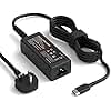 Dell Laptop Charger, 19.5V 3.34A 65W Power Adapter for Dell Inspiron 15 3520 3535 3515 3585 5000 5510 5570 7000 7570 Vostro 5410 3425 3515 5620 P129 P143 OptiPlex 9020 3020 3050 3060 Plug Cable
