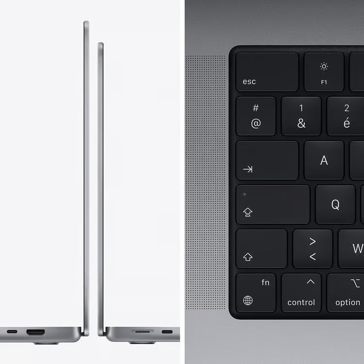 MacBook Pro 14-inch (2021) - Apple M1 Pro 10-core and 16-core GPU - 16GB RAM - SSD 1000GB - QWERTY - English
