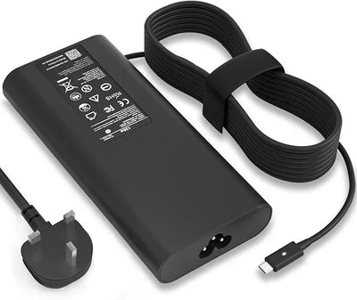 130W USB C Laptop Charger Compatible With Dell XPS 15 9500 9510 9520 9530 9575 2in1,XPS 17 9700 9710 9720 9730,Precision 5560 5570 5530 5550 5750 5760 5770 3560,Latitude,Type C Power Adapter