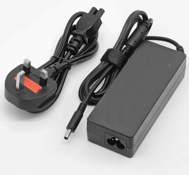 Dell Replacement Charger 90W 19.5V 4.62A AC Adapter Slim Black 4.5mm x 3.0mm AC Adapter