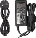 Genuine Dell 65W 19.5V 3.34A AC Adapter Slim Black 4.5mm x 3.0mm - Adapter Charger + Cord - For Dell Laptops - Refurbished