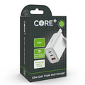 65W GaN Type-C Wall Charger with 2m USB-C to USB-C Cable for MacBook Pro/Air/iPad/iPhones