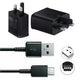 Official Samsung 15W Type-C Fast Charger (Please Select: Power Adapter ,with USB to USB C Cable, Cable Only)
