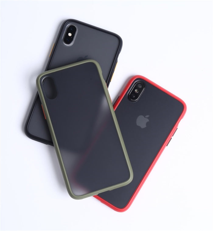 iPhone 12 Pro Max Luxury Translucent Soft Case For iPhone X XS Max XR 9 8 7 6 6S Plus Case
